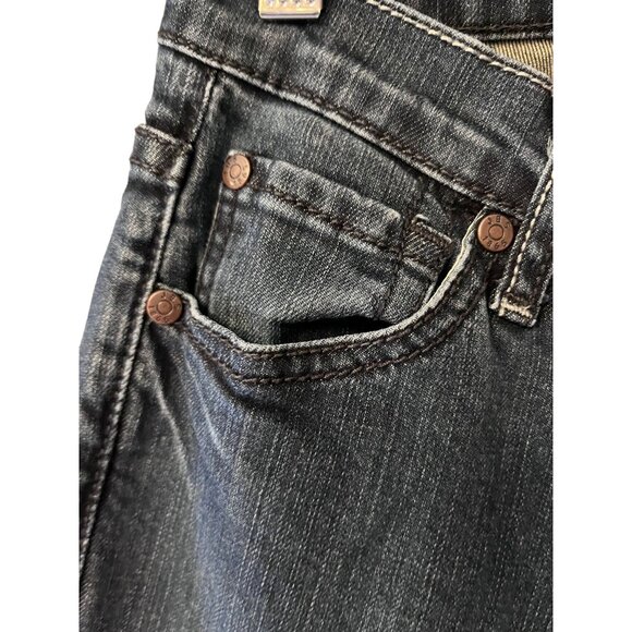 Stetson Womens Dark Wash Denim Jeans Size 4 Long Straight Leg 514 - Picture 9 of 15